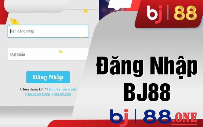 Ảnh 1: Điền thông tin đăng nhập Bj88