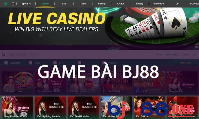 Giới thiệu Casino Bj88